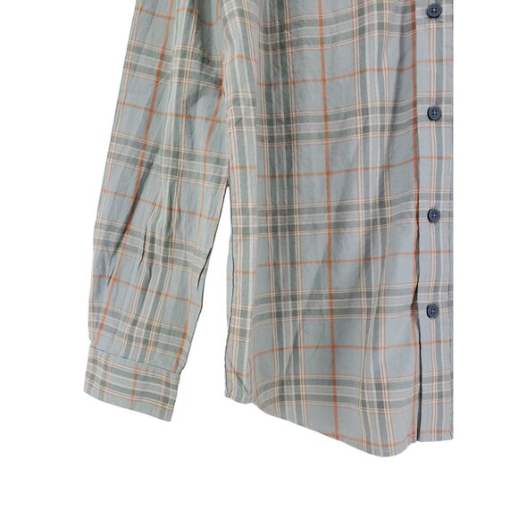 Columbia Button Up Shirt Men's Size Medium Sandstone Plaid - Picture 4 of 8